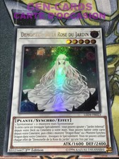 CARTE Yu Gi Oh DEMOISELLE DE LA ROSE DU JARDIN LED4-FR023 1ère édition