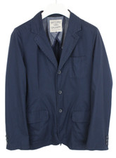 Blazer Wrangler Pour Homme LARGE À Mi Doublure Simple Boutonnage À Revers Bleu