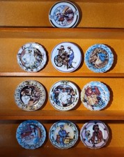 Série de 10 fèves Assiettes