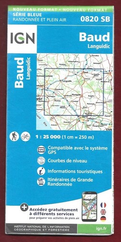 Carte ign serie bleue 0820 - ign, .