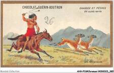 AHHP11-2194 - CHROMOS - CHOCOLAT-GUERIN-BOUTRON - PARIS - CHASSE au guanaco