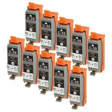 10x Cartouches noir 10ml compatible avec Canon Pixma IP110 IP100P ip100 IP100v