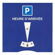 Disque Carton De Stationnement Europeen Zone Bleue PVC