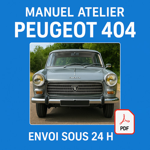 Manuel atelier peugeot 404 - atelier,