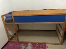 lit mezzanine enfant très bon état pour matelas 90X190
