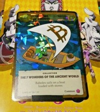 BABOLEX THE 7 WONDERS THE ANCIENT WORLD VINCENT FAUDEMER US CARD CARTE 36/50 NM