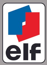 ELF Sticker vinyle laminé ( bord noir )