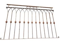 barrière de jardin en fer forgé / bordure / grille de jardin / garde corps