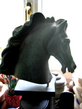 Statue buste tete cheval - statue,