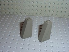2 x LEGO OldDkGray slope brick 4460 / set 7184 3225 5976 10221 4705 7191 1355...
