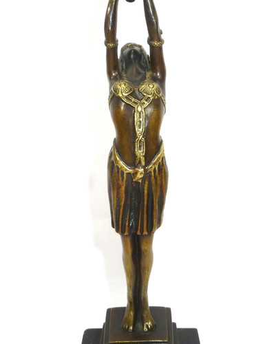 Figurine bronze art déco - en,