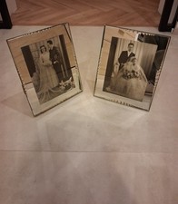 Paire Cadres Photos Art Déco