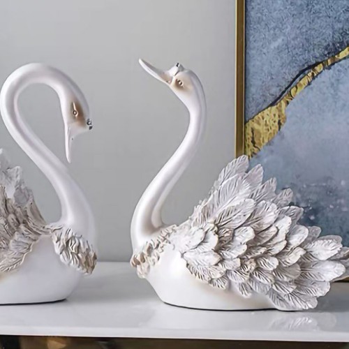 Ornement cygne couple - ornement,