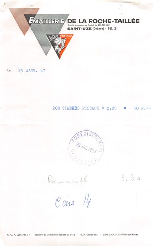 1968 emaillerie la roche - 1968,