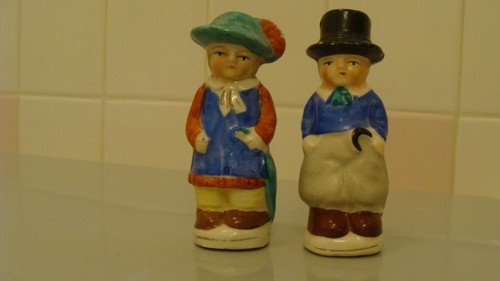 Vintage colorful ceramic man - ceramic, &