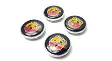 4x Caches Moyeu Abarth 60mm