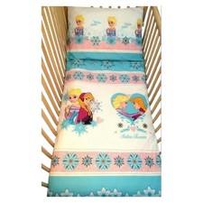 Parure de lit enfant bébé -Reine des Neiges  Housse de Couette + Taie Oreiller
