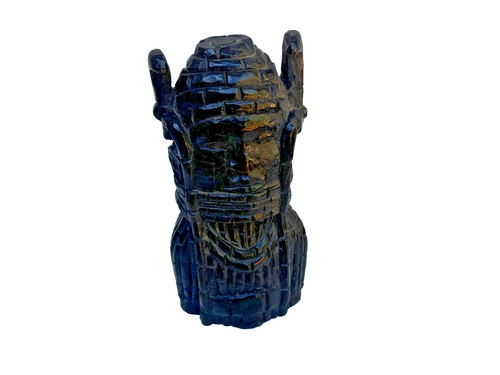 Statue buste africain roi - africain, oba