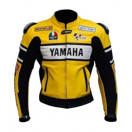 Yamaha veste cuir moto - en, de