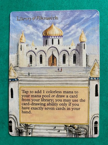 Mtg library alexandria - library,