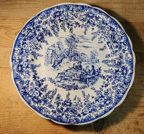 Plat rond faïence - plat,