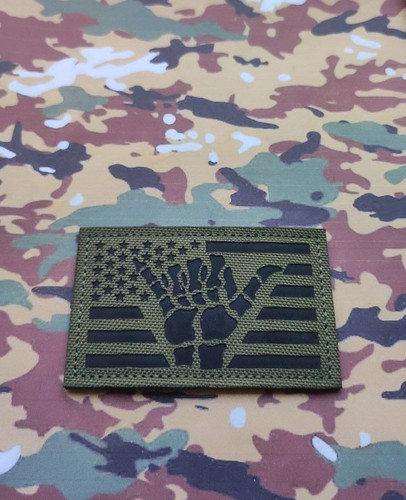 Patch horn rock drapeau - , usa