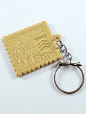 PORTE-CLES - BISCUIT REM - Reims, Cathédrale - Miniature 3D - Vintage 1960s -