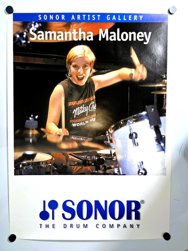 Samantha maloney drummer - maloney, sonor