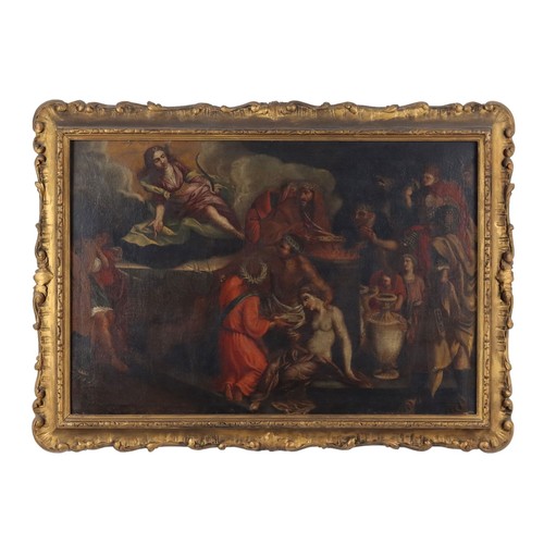 Tableau ancien sujét sacré - ancien,