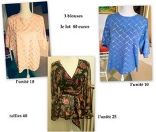 3 blouses pour femmes