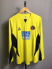 maillot de gardien jaune manches longues sheffield united 2005 2006 taille XL