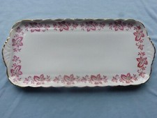 Ancien plat à cake porcelaine ancienne Massé & Surget France Berry