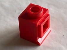 Fenetre LEGO vintage red window 3087c - 39/ Set 6075 375 556 672 162 170 126