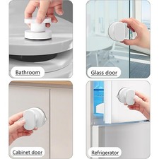 Poignée Ventouse Usage Domestique Accessoire Salle de Bain Haute Qualité Maté