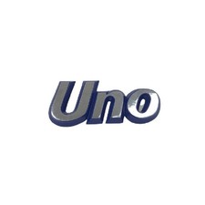 Fiat - Uno - Logo de coffre -