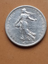 piece argent 1 frac la semeuse 1915 ttb voir sup