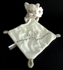 eb. DOUDOU PELUCHE NICOTOY KOALA ours beige marron blanc chiné  -100% NEUF*