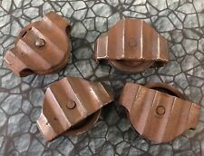 set of 4 Victorian Cast Iron Window Sash Pulleys in working order drive-in type 