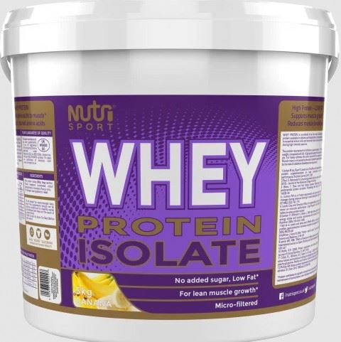 Nutrisport whey isolate banana - whey,