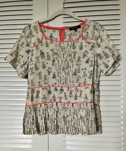 Cotelac pleated peplum novelty - peplum,