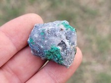 Linarite Malachite "La baume" Aveyron 15g France minéraux mineral rare micro