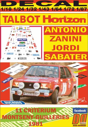 Decal talbot horizon zanini - talbot, a.zanini