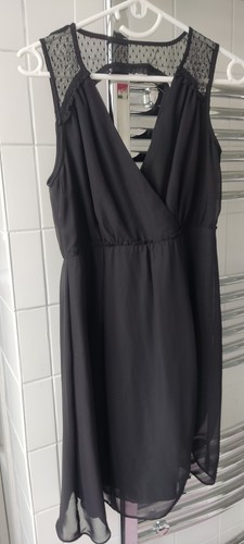 Robe noire dentelle naf - robe,