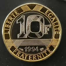 Francs 1994 genie - 10, de