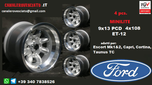 Jantes minilite - 9j, 13