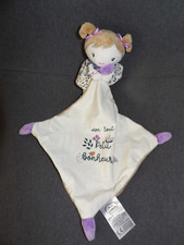 Doudou Peluche Mots d'Enfants Poupée Mouchoir Mon Tout Petit Bonheur