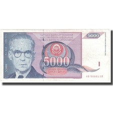 Billet, Yougoslavie, 5000 dinars, 1991, KM:111, VZ