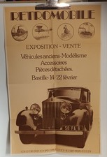Affiche Retromobile 1970