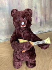 Rare jouet mécanique ours avec jouet mécanique Balalaika URSS
