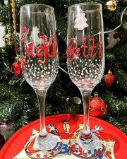 Flûtes à champagne Noël